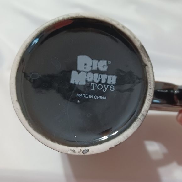 Pistol Grip Handle Novelty Coffee Mug 12 oz-Ceramic Black by Big Mouth Toys - Picture 6 of 8